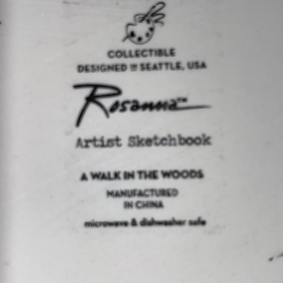 Artist Sketchbook “a walk in the woods” serving tray -hard to find out of stock - Picture 6 of 10